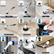 CEPILLO DE LIMPIEZA ELECTRICO 9 EN 1